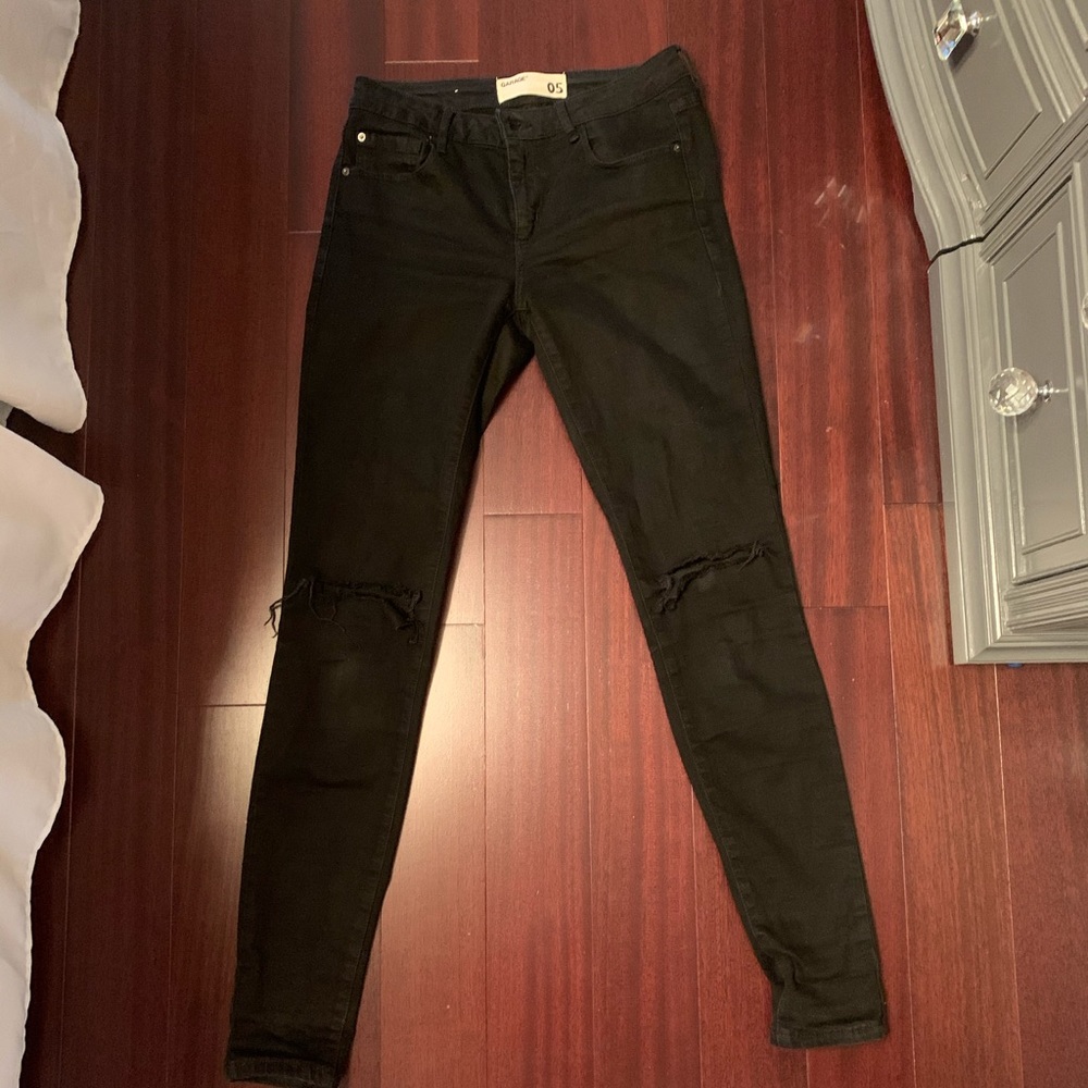 Black skinny jeans
